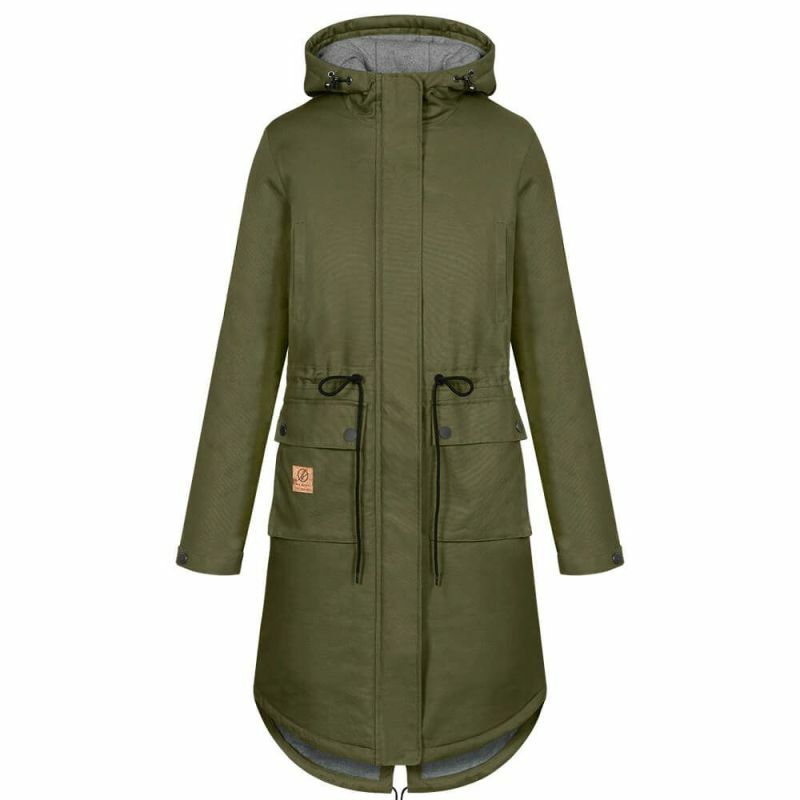Bleed Clothing Ladies Guerilla Thermal Olive Parka | The Fair Cottage