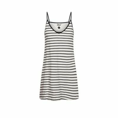 Bleed Clothing Women Easy-Stripe Offwhite | Black Dress