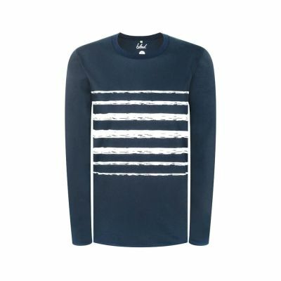 Bleed Clothing Men Half Dark Blue | White Striped Sweater