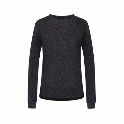 Bleed Clothing Women Fine-Eco Slitted Brown/ Navy Jumper