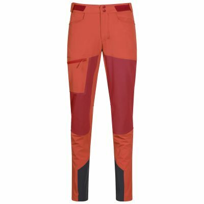 Bergans Women Cecilie Mountain Softshell Energy Red/Red Leaf Pants