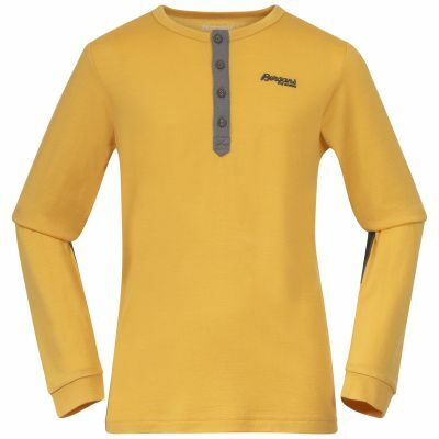 Bergans Youth Myske Wool Light Golden Yellow Shirt