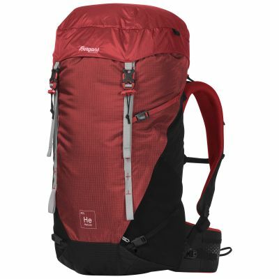 Bergans Women Helium V5 W 40 Red Sand/Black/Aluminium Backpack