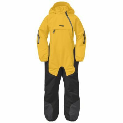 Bergans Kids Lilletind Insulated Light Golden Yellow/Solid Charcoal Coverall