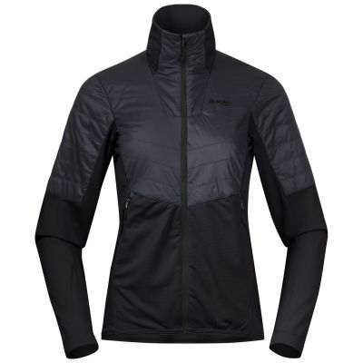 Bergans Women Senja Midlayer Black/Solid Charcoal Jacket