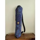 Afrikat Yoga Mat Bag in Indigo Feathers