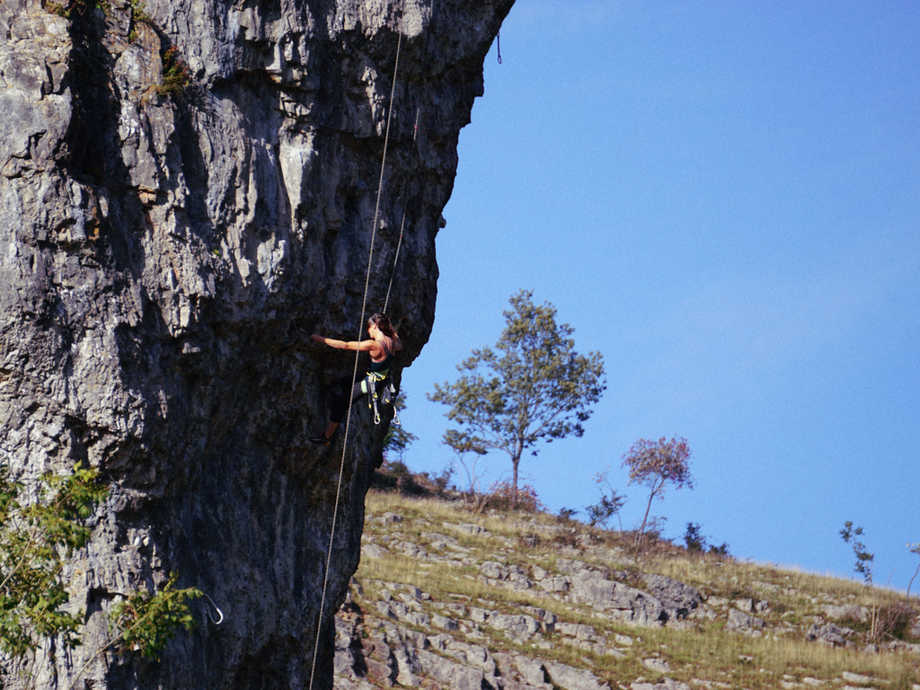 Sustainable rock climbing outdoor